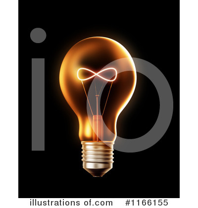 Royalty-Free (RF) Lightbulb Clipart Illustration by Mopic - Stock Sample #1166155