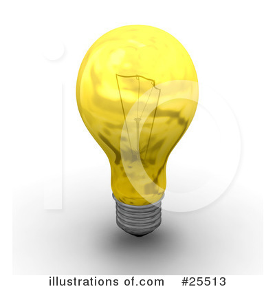 Light Bulb Clipart #25513 by KJ Pargeter