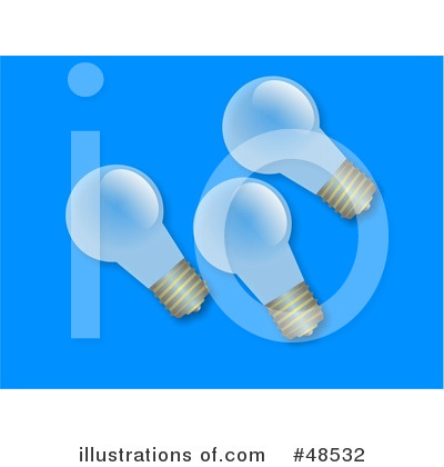 Royalty-Free (RF) Lightbulb Clipart Illustration by Prawny - Stock Sample #48532