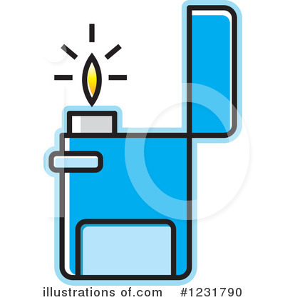 Royalty-Free (RF) Lighter Clipart Illustration by Lal Perera - Stock Sample #1231790