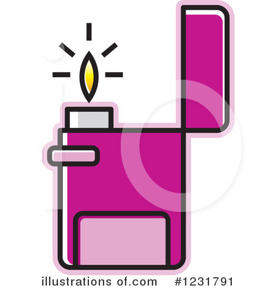 Royalty-Free (RF) Lighter Clipart Illustration by Lal Perera - Stock Sample #1231791