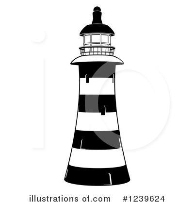 Royalty-Free (RF) Lighthouse Clipart Illustration by AtStockIllustration - Stock Sample #1239624