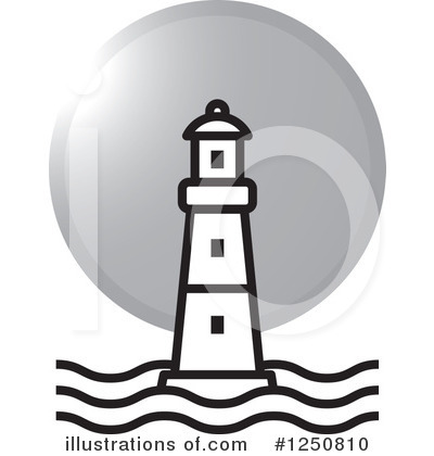 Lighthouse Clipart #1250810 by Lal Perera
