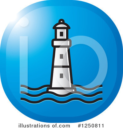 Royalty-Free (RF) Lighthouse Clipart Illustration by Lal Perera - Stock Sample #1250811