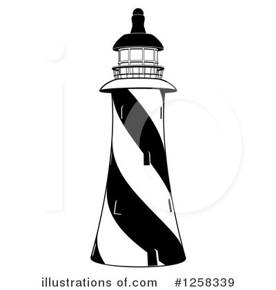Royalty-Free (RF) Lighthouse Clipart Illustration by AtStockIllustration - Stock Sample #1258339