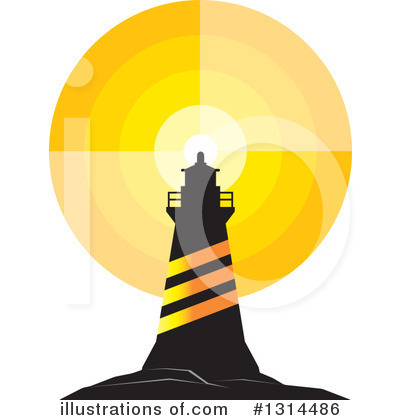 Lighthouse Clipart #1314486 by Lal Perera
