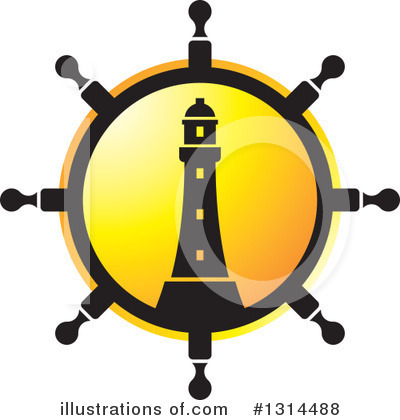 Royalty-Free (RF) Lighthouse Clipart Illustration by Lal Perera - Stock Sample #1314488