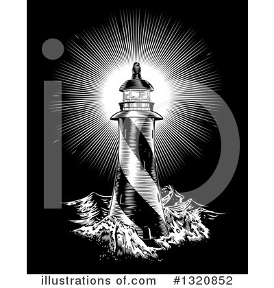 Royalty-Free (RF) Lighthouse Clipart Illustration by AtStockIllustration - Stock Sample #1320852