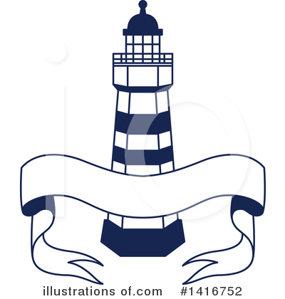 Royalty-Free (RF) Lighthouse Clipart Illustration by Vector Tradition SM - Stock Sample #1416752