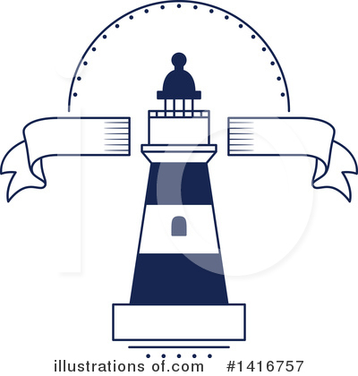 Royalty-Free (RF) Lighthouse Clipart Illustration by Vector Tradition SM - Stock Sample #1416757