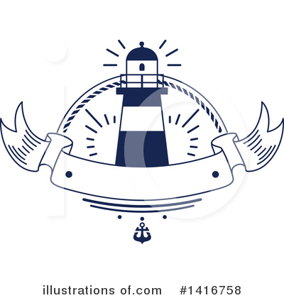 Royalty-Free (RF) Lighthouse Clipart Illustration by Vector Tradition SM - Stock Sample #1416758