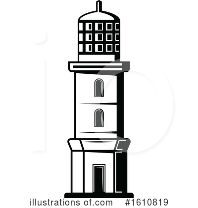 Royalty-Free (RF) Lighthouse Clipart Illustration by Vector Tradition SM - Stock Sample #1610819