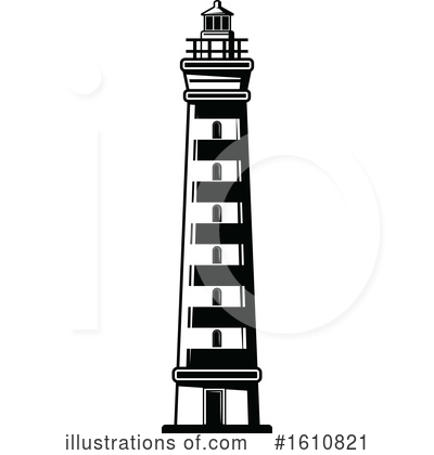 Royalty-Free (RF) Lighthouse Clipart Illustration by Vector Tradition SM - Stock Sample #1610821