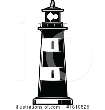 Royalty-Free (RF) Lighthouse Clipart Illustration by Vector Tradition SM - Stock Sample #1610825