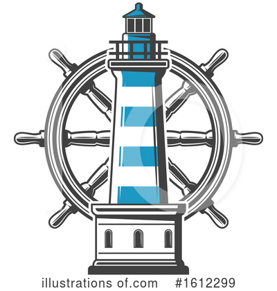 Royalty-Free (RF) Lighthouse Clipart Illustration by Vector Tradition SM - Stock Sample #1612299