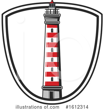 Royalty-Free (RF) Lighthouse Clipart Illustration by Vector Tradition SM - Stock Sample #1612314