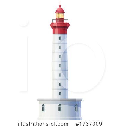 Royalty-Free (RF) Lighthouse Clipart Illustration by Vector Tradition SM - Stock Sample #1737309