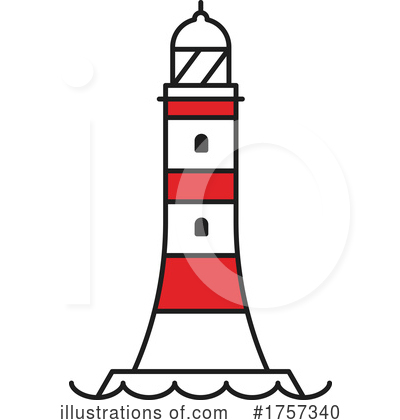 Royalty-Free (RF) Lighthouse Clipart Illustration by Vector Tradition SM - Stock Sample #1757340