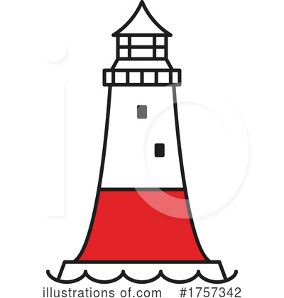 Royalty-Free (RF) Lighthouse Clipart Illustration by Vector Tradition SM - Stock Sample #1757342