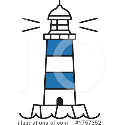 Royalty-Free (RF) Lighthouse Clipart Illustration by Vector Tradition SM - Stock Sample #1757352