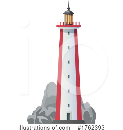 Royalty-Free (RF) Lighthouse Clipart Illustration by Vector Tradition SM - Stock Sample #1762393