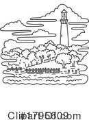 Lighthouse Clipart #1795609 by patrimonio