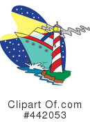 Lighthouse Clipart #442053 by toonaday