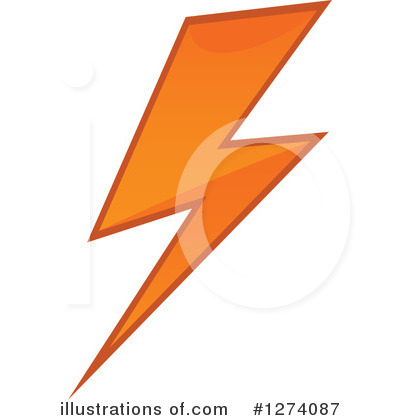 Lightning Bolt Clipart #1274087 by Vector Tradition SM