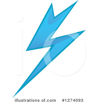 Lightning Bolt Clipart #1274093 by Vector Tradition SM