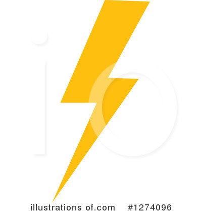 Lightning Bolt Clipart #1274096 by Vector Tradition SM