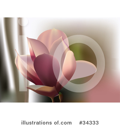 Royalty-Free (RF) Lily Clipart Illustration by Eugene - Stock Sample #34333