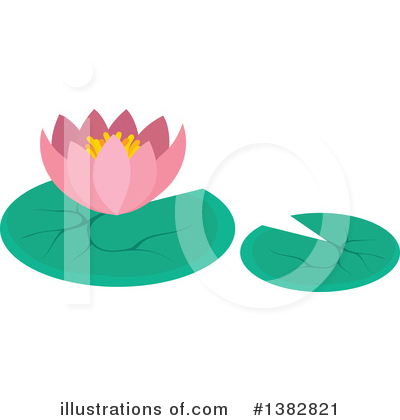 Water Lily Clipart #1382821 by visekart