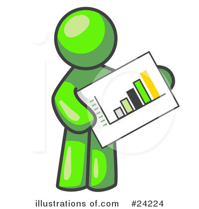 Royalty-Free (RF) Lime Green Collection Clipart Illustration by Leo Blanchette - Stock Sample #24224