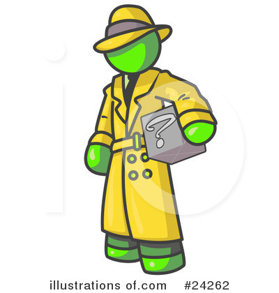 Detective Clipart #24262 by Leo Blanchette