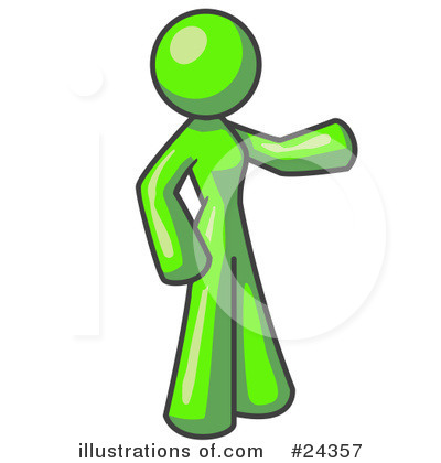 Royalty-Free (RF) Lime Green Collection Clipart Illustration by Leo Blanchette - Stock Sample #24357