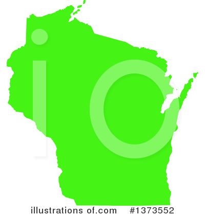 Lime Green State Clipart #1373552 by Jamers