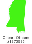 Lime Green State Clipart #1373585 by Jamers