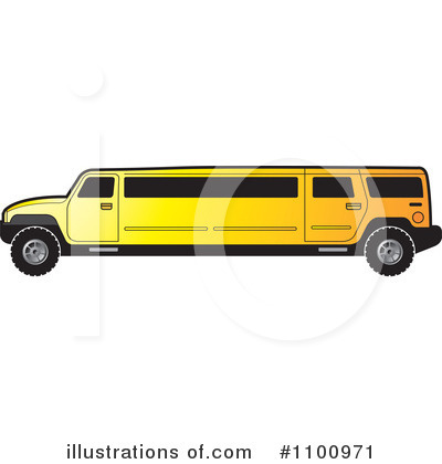 Royalty-Free (RF) Limo Clipart Illustration by Lal Perera - Stock Sample #1100971