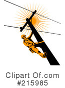 Lineman Clipart #215985 by patrimonio