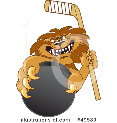 Royalty-Free (RF) Lion Character Clipart Illustration by Mascot Junction - Stock Sample #49530