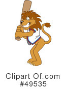 Lion Character Clipart #49535 by Mascot Junction