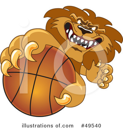 Basketball Clipart #49540 by Mascot Junction