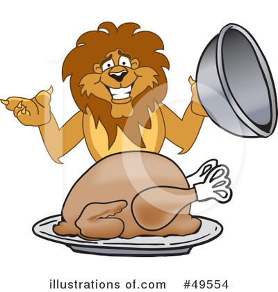 Royalty-Free (RF) Lion Character Clipart Illustration by Mascot Junction - Stock Sample #49554