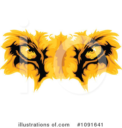 Royalty-Free (RF) Lion Clipart Illustration by Chromaco - Stock Sample #1091641