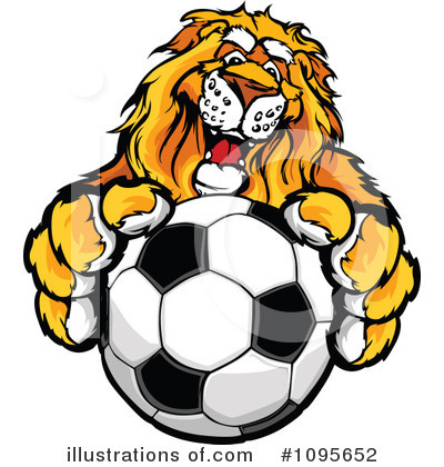 Royalty-Free (RF) Lion Clipart Illustration by Chromaco - Stock Sample #1095652