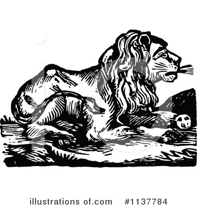 Lion Clipart #1137784 by Prawny Vintage