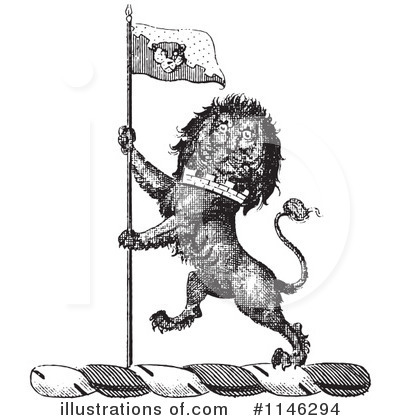 Royalty-Free (RF) Lion Clipart Illustration by Picsburg - Stock Sample #1146294