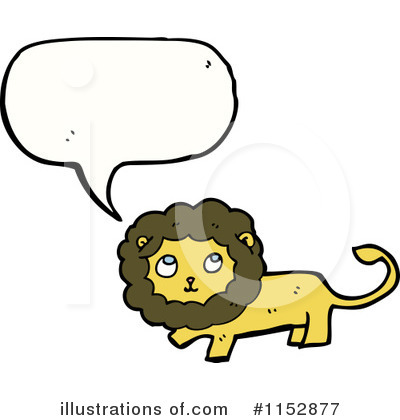 Royalty-Free (RF) Lion Clipart Illustration by lineartestpilot - Stock Sample #1152877