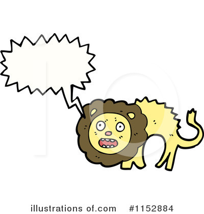 Royalty-Free (RF) Lion Clipart Illustration by lineartestpilot - Stock Sample #1152884