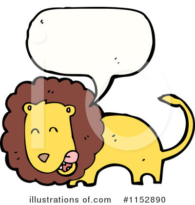 Royalty-Free (RF) Lion Clipart Illustration by lineartestpilot - Stock Sample #1152890